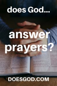 does God answer prayers?